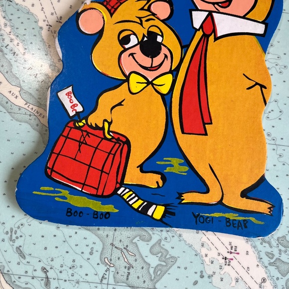 Vintage Yogi & Boo Boo Bear Wall Decor - Picture 4 of 6